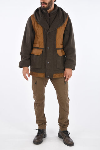 Padded Jacket with quilted details