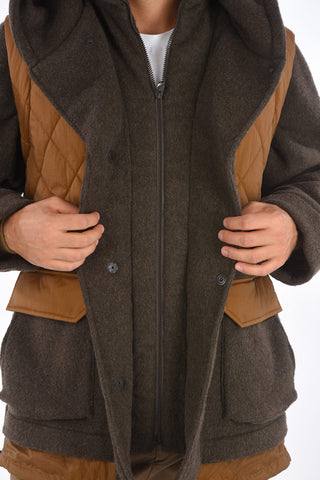 Padded Jacket with quilted details