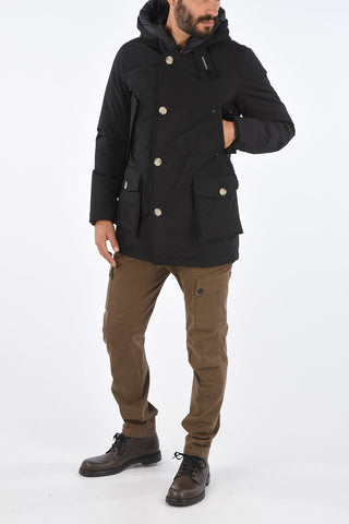 hooded down jacket