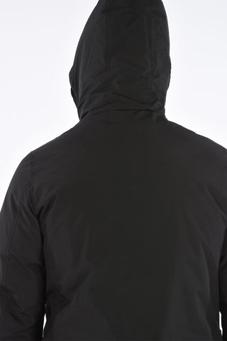hooded down jacket