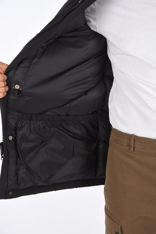 hooded down jacket
