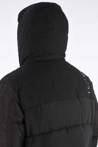 silk hidden closure down jacket