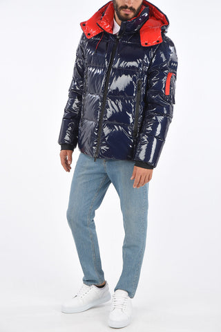 down jacket with removable hood