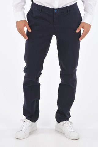 stretch cotton MALLARD CIGARETTE belt loops trousers
