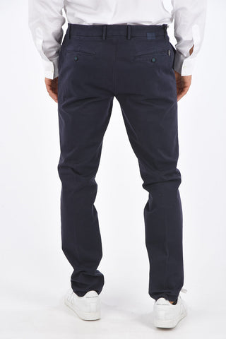 stretch cotton MALLARD CIGARETTE belt loops trousers