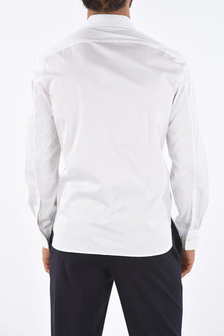 Hidden Closure SLIM FIT Monogram Shirt