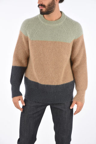 Crochet Wool Over-Sized Crew Neck Sweater