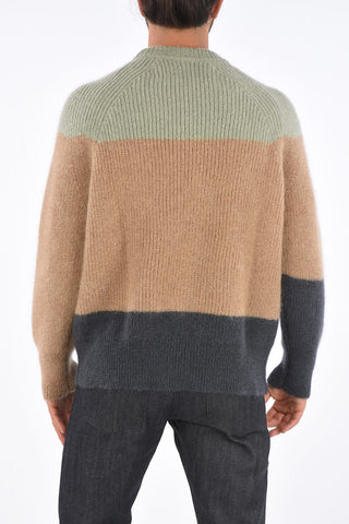 Crochet Wool Over-Sized Crew Neck Sweater
