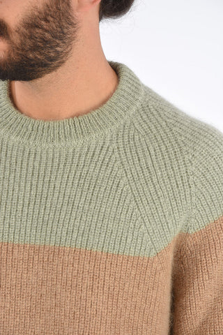 Crochet Wool Over-Sized Crew Neck Sweater