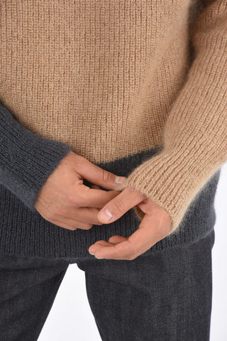 Crochet Wool Over-Sized Crew Neck Sweater