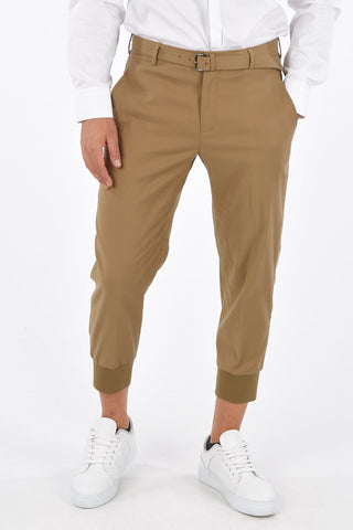 Slouch Fit Pants with Belt
