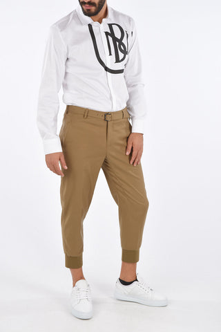 Slouch Fit Pants with Belt