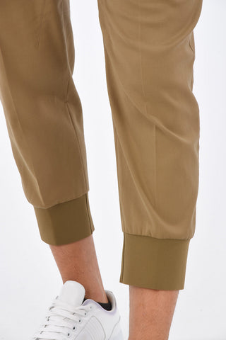 Slouch Fit Pants with Belt