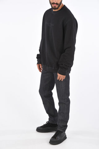 MM10 Brushed Crew Neck Embroidered Sweatshirt