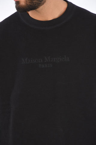 MM10 Brushed Crew Neck Embroidered Sweatshirt