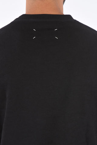 MM10 Brushed Crew Neck Embroidered Sweatshirt