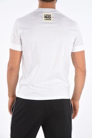 Slim Fit LOGO NO LOGO T-shirt with Pocket