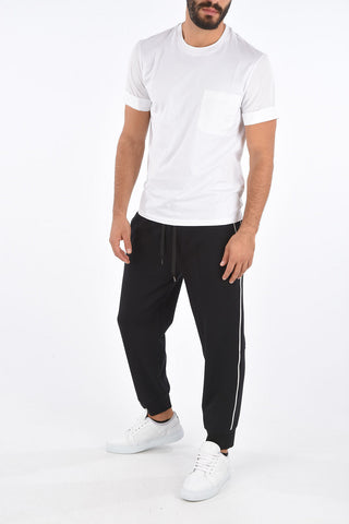 Slim Fit LOGO NO LOGO T-shirt with Pocket