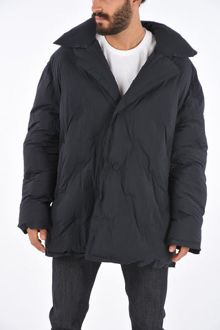 MM10 Quilted Padded Jacket with Lapel
