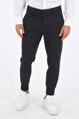 Low Rise Utility Slim Fit Pants with Hidden Closure
