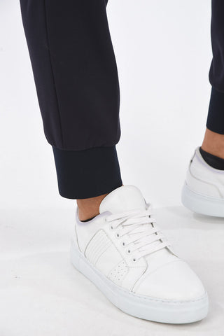 Low Rise Utility Slim Fit Pants with Hidden Closure