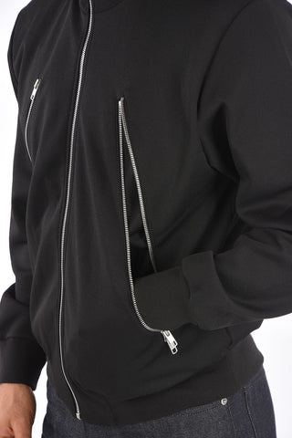 MM10 2 Side Zips Turtleneck Sweater with Central Opening