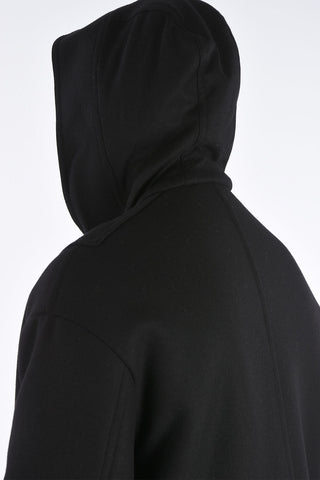 Oversize Fit Coat with Leather Inserts