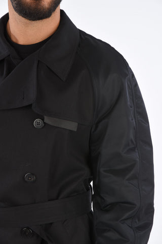 Slim Fit Trench with Padded Sleeves 