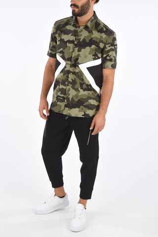 Camicia Easy Fit a Maniche Corte