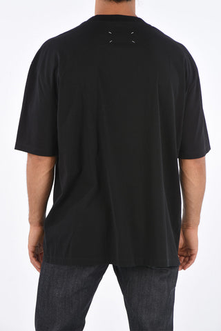 MM10 Crew Neck Logo T-Shirt with Perforated Inserts