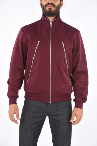MM10 2 Side Zips Turtleneck Sweater with Central Opening
