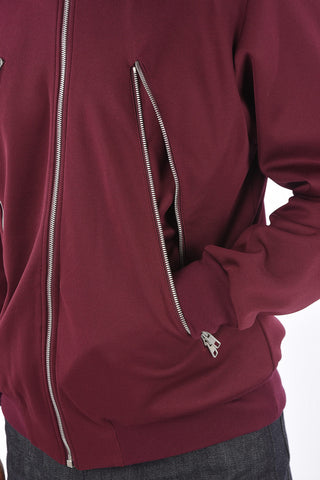 MM10 2 Side Zips Turtleneck Sweater with Central Opening