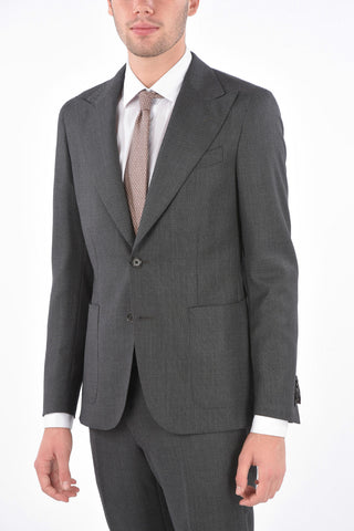CC COLLECTION Patch Pocket REWARD Peaked Lapel Suit