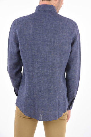 ID Linen Jetted Pocket Shirt