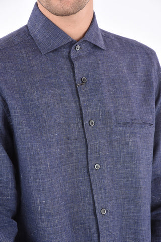 ID Linen Jetted Pocket Shirt
