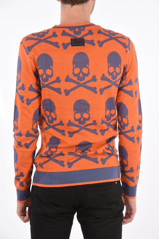 HOMME v-neck BONY sweater