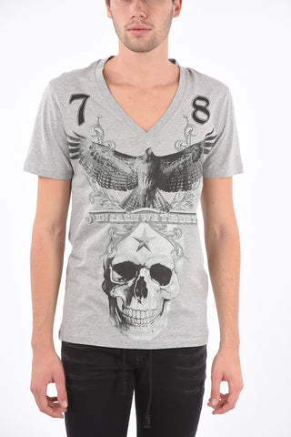 HOMME t-shirt WINGS scollo a v