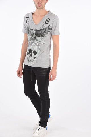HOMME t-shirt WINGS scollo a v