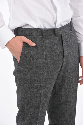 ZEGNA Z Wool and Lined Suit with Flap Pocket