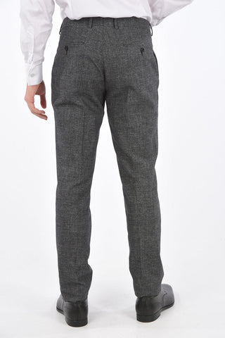ZEGNA Z Wool and Lined Suit with Flap Pocket