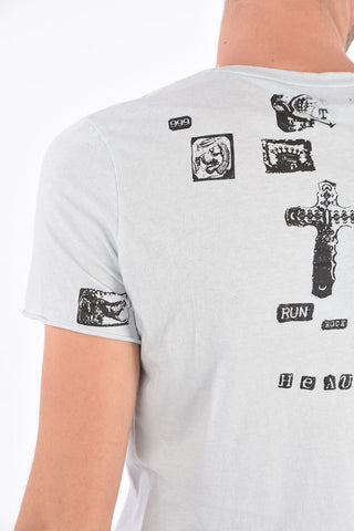 T-shirt Girocollo Stampata