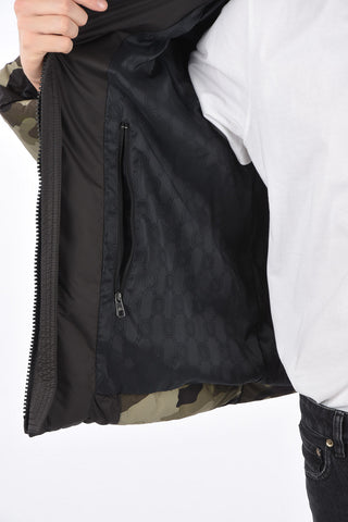 Two Tone Padded Jacket with Hood
