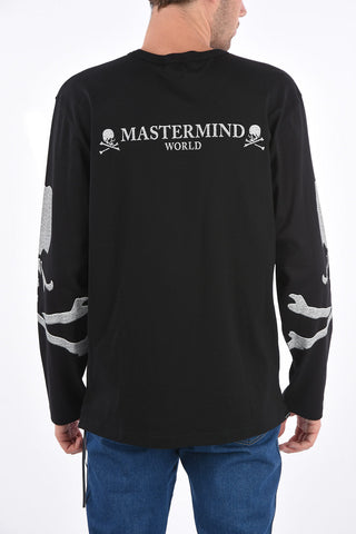 T-shirt with Embroidered Sleeves