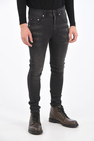 Distressed Skinny Fit Jeans 14cm