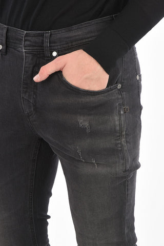 Distressed Skinny Fit Jeans 14cm