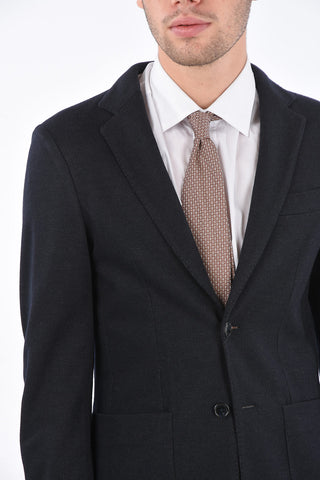 Patch Pocket Pinstriped Suit