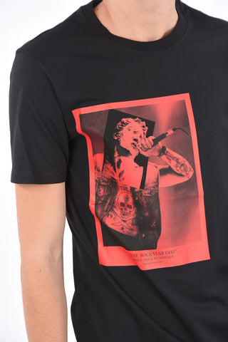 ROCK MYTHOLOGY T-Shirt Slim Fit THE ROCKSTAR GOD in Cotone 