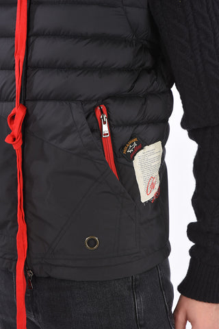 GREG LAUREN hooded down jacket with removable sleeve