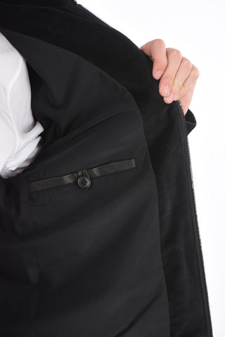 EMPORIO ARMANI Giubbotto in Cavallino con Ricami