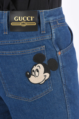 DISNEY 20cm Mickey mouse Embroidered Jeans